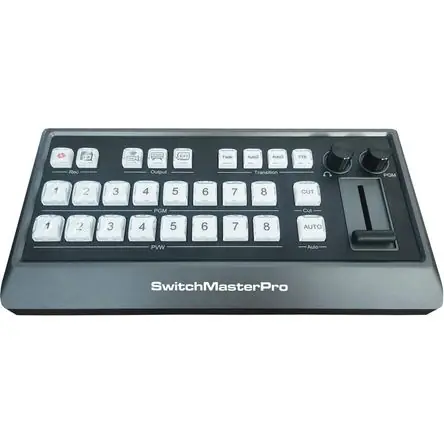 SwitchMasterPro Pequeño Superficie de Control de 8 Canales - Plug-and-Play para vMix, Compatible con Compra Online