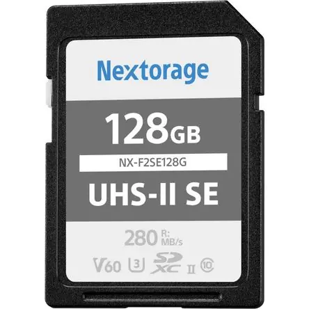 Tarjeta de Memoria Nextorage 128GB NX-F2SE UHS-II SDXC - Velocidades de Lectura 280 MB/s y Escritura Offerta Lampo