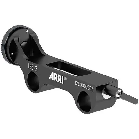 Premium Soporte de Puente Ligero ARRI LBS-3 - Compatible con Varillas de 15mm LWS, 1 Roseta para Mango, Dise