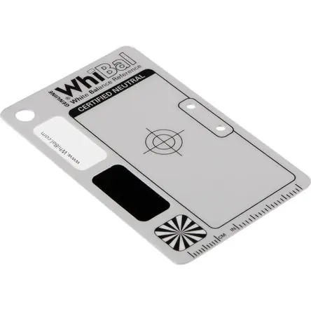 Tarjeta de Balance de Blancos WhiBal G7 - Tarjeta Pocket Espectrálmente Neutral, Impermeable y Resis Edizione Limitata