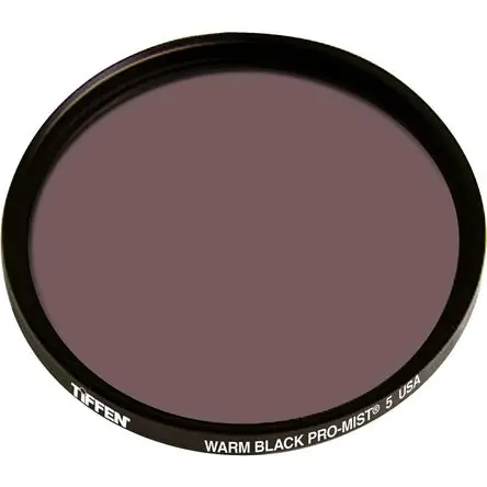 Autentico Tiffen 62mm Warm Black Pro-Mist 5 Filter
