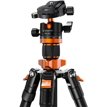 Trípode de Aluminio K&F Concept K255A7 con Cabeza de Bola BH-32L - Capacidad de Carga 26.5 lb, Altur Lusso