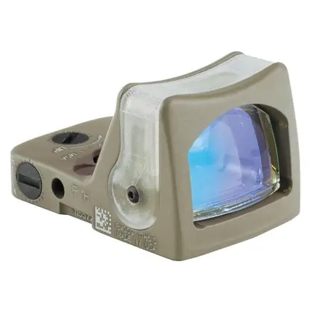 Trijicon RM05 Visor Reflex Iluminado Dual (Retícula Ámbar 9 MOA, Cerakote, Resistente al Agua) Ultima Occasione