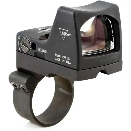 Non Perdere Trijicon RM01 RMR Tipo 2 Visor Reflex LED con Montura RM36 (Punto Rojo de 3.25 MOA, Negro Mate) - Re