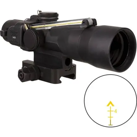 Soddisfatti O Rimborsati Trijicon 3x30 ACOG Riflescope, Iluminación Dual (Retícula Balística Chevron Ámbar .223 62 gr.) - Tec