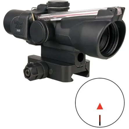 Trijicon 2x20 ACOG Compact Riflescope con Iluminación Dual (Retícula Triángulo Rojo 9.2 MOA) - Ilumi Miglior Prezzo