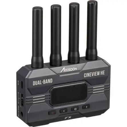 Transmisor de Video Inalámbrico Accsoon CineView HE - Transmite a 4 Receptores/Dispositivos, HDMI 10 Artigianale