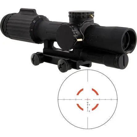Promozione Esclusiva Trijicon 1-6x24 VCOG Riflescope (Red Segmented Circle 300 BLK Reticle, Thumbscrew Mount)