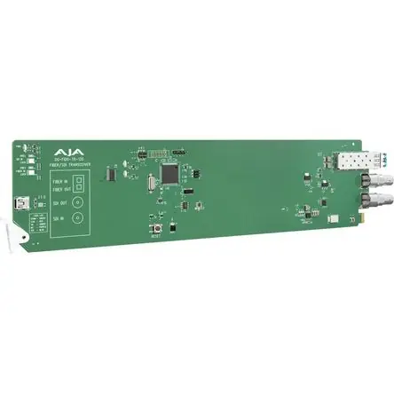 Transceptor de Fibra LC de Modo Único AJA openGear 12G-SDI/LC Autentico