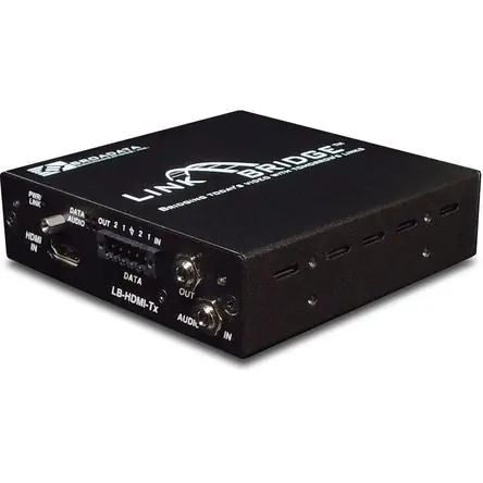 Transmisor Link Bridge HDMI sobre Fibra SC de Múltiples Modos 1-Fibra con Audio y Datos Integrados ( Compra Oggi Stesso