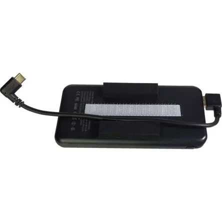 Batería Recargable ALZO Li-Ion con Cable USB y Velcro para Newtek Spark Plus 4K Spedizione Gratuita