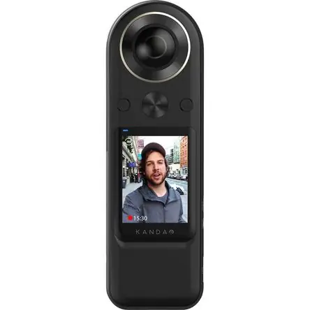 Offerta Speciale Kandao QooCam 8K Enterprise Cámara 360: Captura 8K30, Estabilización 6 Ejes, Pantalla Táctil 2.4