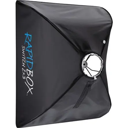 Westcott Rapid Box Switch Softbox 2 x 3: Versátil y Duradera para Speedlights y Strobes, con 13 Inse Lusso