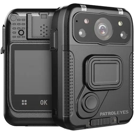 Cámara Corporal PatrolEyes IRIS 2K Wi-Fi con Visión Nocturna, GPS y Almacenamiento de 128GB Alta Qualità