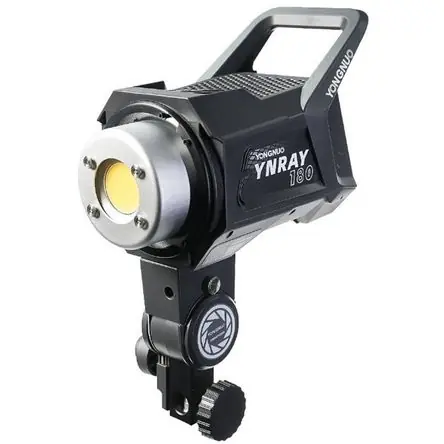 Yongnuo YNRAY180 Monolight LED Bi-Color (Negro) para Producción de Video y Vlogging - 24,480 Lux, 32 Migliore Qualità