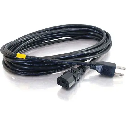 C2G Cable de Alimentación Universal de 6' 16 AWG (NEMA 5-15P a IEC320C13, Negro) Promozione Esclusiva