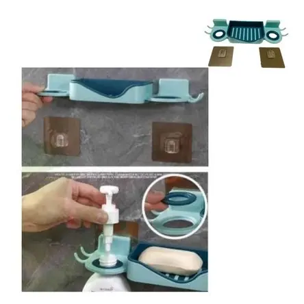 Jabonera para Baño Verde Pack x 3 Alta Qualità