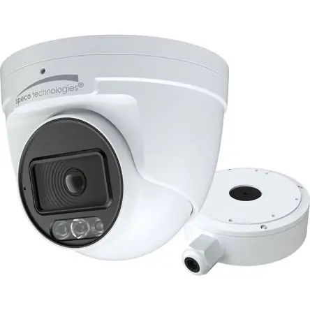 Cámara Turret de Red Exterior Speco Technologies O4LT2 4MP con Intensificador de Luz Blanca - Resolu Subito Disponibile