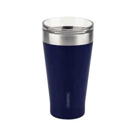 Compra Adesso Vaso Térmico de Acero 500 ml con Tapa Azul Exata - 10167029 (MO)