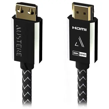 Austere VII Series Cable HDMI 2.1 8K (4.9') - 48 Gb/s, Chaqueta Reforzada con Kevlar, Conectores Lin Lusso