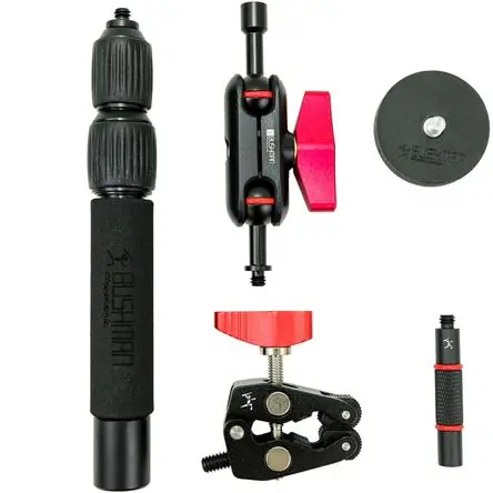 BUSHMAN Panoramic Minipod Bundle - Longitud Máxima 13.8 Reso Gratuito