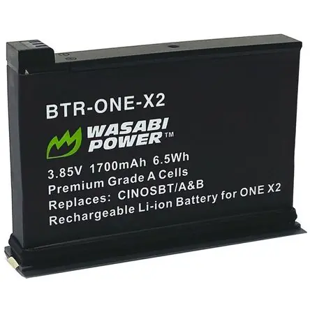 Edizione Limitata Batería Recargable de Litio-Ion Wasabi Power para Insta360 ONE X2 (No Impermeable) - 1700mAh, 3.85V,