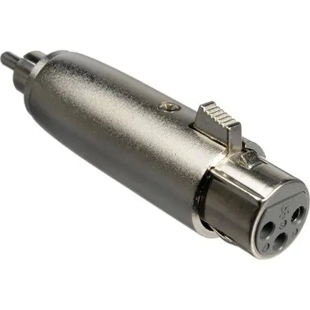 Adaptador Comprehensive PP-XLRJ de RCA macho a XLR hembra de 3 pines Bestseller