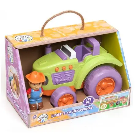 Vehiculos Roo Crew Mini Tractor de Granja Luces y Sonidos Artigianale