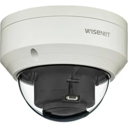 Top Qualità Cámara Domo de Red Exterior Hanwha Vision Wisenet A Series ANV-L7082R 4MP con Visión Nocturna y Reso