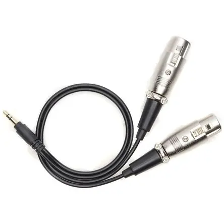 Lusso Adaptador de Cable Movo Photo TCB7 Dual XLR 3-Pin Femenino a TRS Masculino de 3.5mm (16
