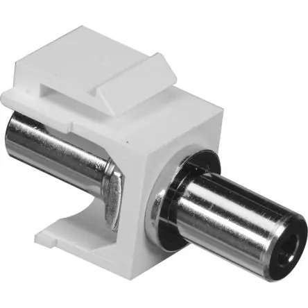Vendita Finale Acoplador Estéreo de Audio Keystone 3.5mm NTW 3KY-FF/3.5-WHT (Blanco)