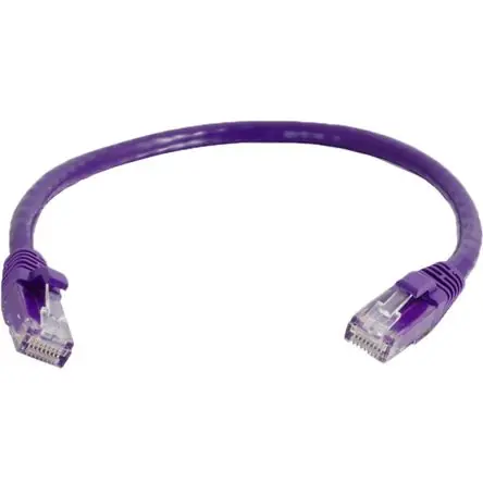 C2G Cable de Par Trenzado Sin Blindaje Cat 6a Ethernet (4', Púrpura) - Soporta 10 Gbps, Conectores R Di Tendenza