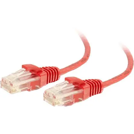 C2G RJ45 Male to RJ45 Male Slim Cat 6 Patch Cable (10', Red) Acquista Ora