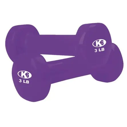 Par de Mancuernas de Vinil de 3 Lb K6 Prezzo Basso