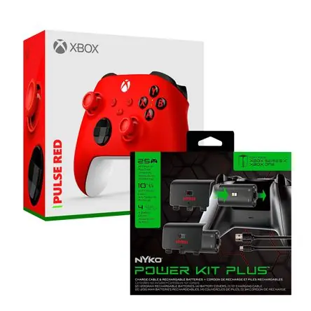 Offerta Limitata Mando Xbox Wireless Rojo Pulse Red Xbox Series X + Bateria Recargable