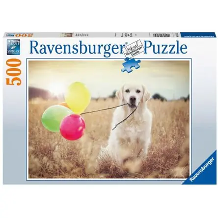 Rompecabezas 500 Piezas Perro Con Globos Quantità Limitata