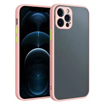 Popolare Case Funda Mate Antishock iPhone 12 Pro Max - Rosado