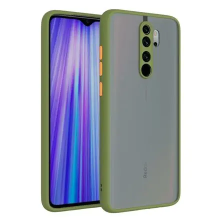 Case Funda Mate Antishock Compatible con Xiaomi Redmi Note 8 Pro - Oliva Nuovo Arrivo