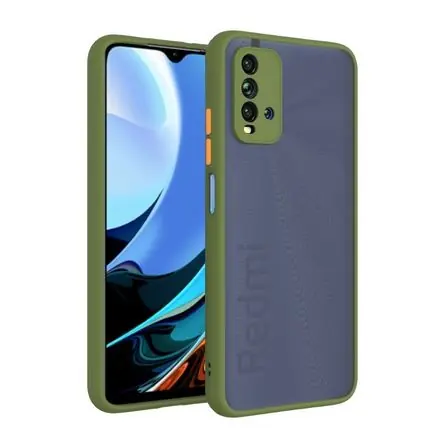 Case Funda Mate Antishock Compatible con Xiaomi Redmi 9T - Oliva Alta Qualità