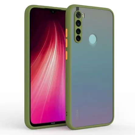 Case Funda Mate Antishock Compatible con Xiaomi Redmi Note 8 - Oliva Saldi