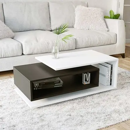 Mesa de Centro Christina Blanco con Negro Compra Adesso