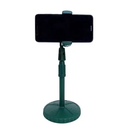 Porta Celular de Mesa Expandible Ajustable Verde Prezzo Conveniente