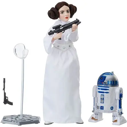 Ordine In Blocco Muñeca Hasbro Platinum Edition Princesa Leia y R2-D2