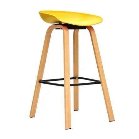 Banco Fijo para Bar Misuri Metal Amarillo Bonno Compra Online