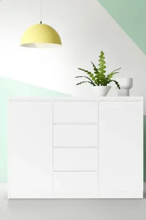 Aparador Moderno Charlie Blanco Nuova Collezione