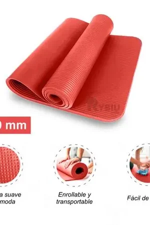 Edizione Limitata Colchoneta para Gym Durable 10mm Rojo