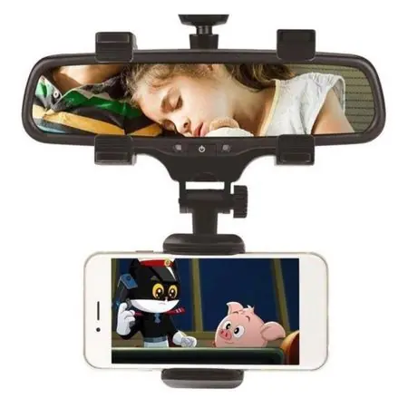 Soporte Celular Auto Porta Celular Auto Retrovisor Universal Consegna Rapida