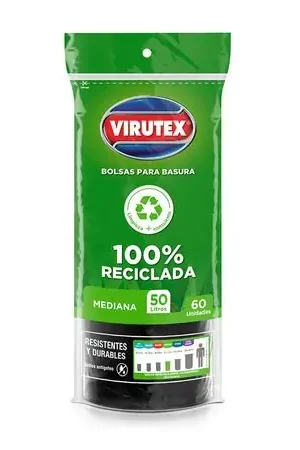 Bolsa de Basura Rollo 50L Virutex Consegna Rapida