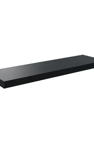 Repisa Flotante Spaceo Negro 80x23.5 cm Occasione Imperdibile