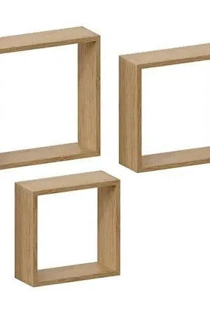 Garanzia Inclusa Set de 3 cubos roble Spaceo